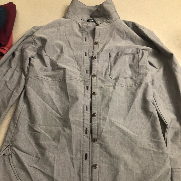 The North Face Tops - The north face women’s grey button down shirt